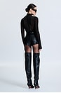 view 5 of 4 Leonora Leather Short in Black