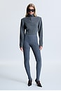 view 1 of 7 Polinna Rib Half Zip in Grey