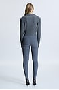 view 6 of 7 Polinna Rib Half Zip in Grey