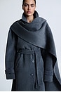 view 7 of 6 Sacha Wool Trench in Grey