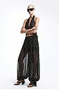 view 2 of 5 PANTALON BENOIT in Black & White Dot