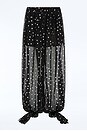 view 5 of 5 PANTALON BENOIT in Black & White Dot