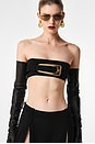 view 3 of 5 Freya Bandeau Top in Black