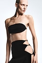 view 2 of 7 Elettra Crop Top in Black