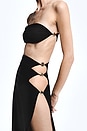 view 5 of 7 Elettra Crop Top in Black