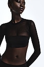 view 1 of 7 Etienor Crop Top in Black