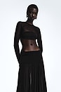 view 6 of 7 Etienor Crop Top in Black