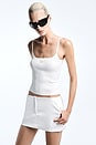 view 5 of 6 Chanthal Rib Knit Tank in Ivory