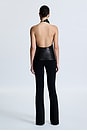 view 6 of 5 Severine Leather Top in Black