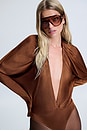 view 5 of 5 Solana Bodysuit in Bronze