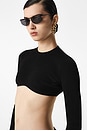 view 3 of 6 Jada Long Sleeve Top in Black