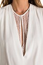 view 5 of 5 Lace Illusion Top in Ivory