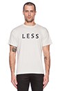 view 1 of 3 Less More Tee in Off White