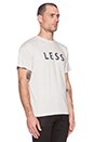 view 2 of 3 Less More Tee in Off White