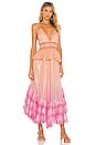 view 1 of 4 Emi Dress in Orange & Pink Ombre