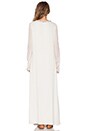 view 3 of 3 Embellished Georgette Maxi Dress in White