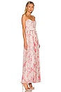 view 2 of 3 Ava Strapless Maxi Dress in Rosewood