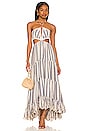 view 1 of 3 Kylie Maxi Dress in Cream & Blue