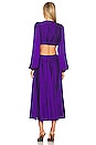 view 3 of 3 Cassi Long Sleeve Midi Dress in Purple