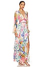 view 2 of 3 ROBE MAXI ZAZU in Motley Tropical