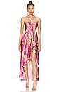 view 1 of 3 Ren Halter Maxi Dress in Pink Lotues
