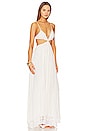 view 2 of 4 Celia Beaded Long Dress in Pearl White