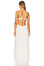 view 3 of 4 Celia Beaded Long Dress in Pearl White