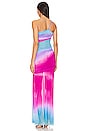 view 3 of 3 Cloud One Shoulder Maxi Dress in Blue & Pink