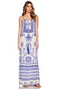 view 1 of 3 Back to Greece Maxi Dress in Cross Print