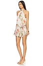 view 2 of 3 Mini Dress in Cream Pink Mulit
