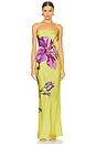 view 1 of 3 Maxi Dress in Yellow Purple