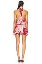 view 3 of 3 Mini Dress in Pink & Burgundy