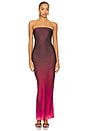 view 1 of 3 Strapless Maxi Dress in Wine
