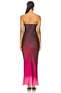 view 3 of 3 Strapless Maxi Dress in Wine