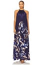 view 4 of 4 Halter Maxi Dress in Navy