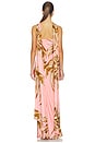 view 4 of 4 Strapless Maxi Dress in Pink