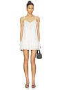 view 1 of 4 Lace Detail Mini Dress in White