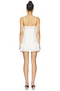 view 3 of 4 Lace Detail Mini Dress in White