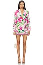 view 1 of 3 ROBE COURTE MINI DRESS WITH DETACHABLE BELT in Ivory