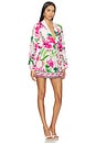 view 2 of 3 ROBE COURTE MINI DRESS WITH DETACHABLE BELT in Ivory