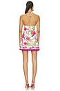 view 3 of 3 Ruched Bias Mini Dress in Ivory