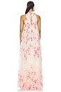view 3 of 3 ROBE MAXI FLARED MAXI DRESS in Peach Ombre