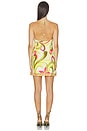 view 3 of 3 ROBE COURTE RUCHED BIAS MINI DRESS in Multi