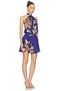 view 2 of 3 SASH TIE MINI DRESS ミニドレス in Navy