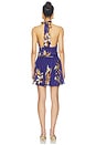 view 4 of 3 SASH TIE MINI DRESS ミニドレス in Navy