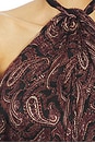 view 5 of 4 Sash Tie Mini Dress in Brown