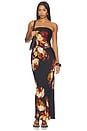 view 1 of 3 Strapless Maxi Dress in Black
