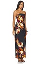 view 2 of 3 Strapless Maxi Dress in Black
