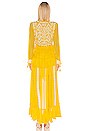 view 3 of 4 Blaze Hi Low Dress in Yellow