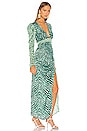 view 2 of 3 VESTIDO LARGO IRENE in Green